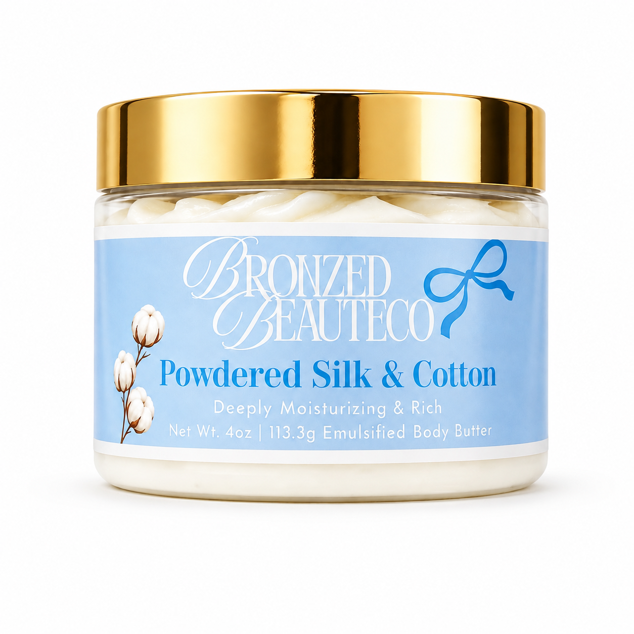 Rich Powdered Silk & Cotton